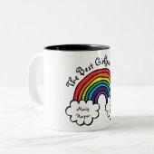 Tasse 2 Couleurs Le meilleur ami jamais Rainbow (Devant gauche)