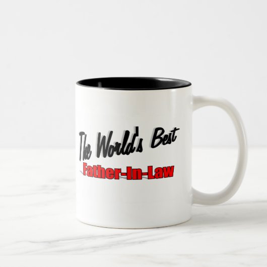 Tasse 2 Couleurs Le meilleur beau-père du monde (Droit)