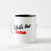 Tasse 2 Couleurs Le meilleur bébé du monde (Devant gauche)
