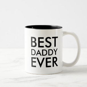 Tasse 2 Couleurs Le meilleur cadeau de jour de Valentines du papa