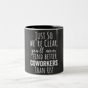TASSE 2 COULEURS LE MEILLEUR CADEAU POUR QUITTER LES COWORKERS