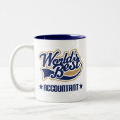 Tasse 2 Couleurs Le meilleur comptable des mondes (Gauche)