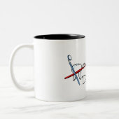 Tasse 2 Couleurs Le meilleur dentiste de Freakin jamais (Gauche)