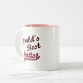 Tasse 2 Couleurs Le meilleur dentiste du monde (Devant gauche)