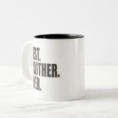 Tasse 2 Couleurs Le meilleur. Frère. Jamais (Devant gauche)