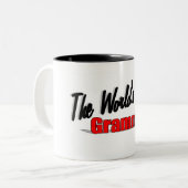 Tasse 2 Couleurs Le meilleur Grammie du monde (Devant gauche)