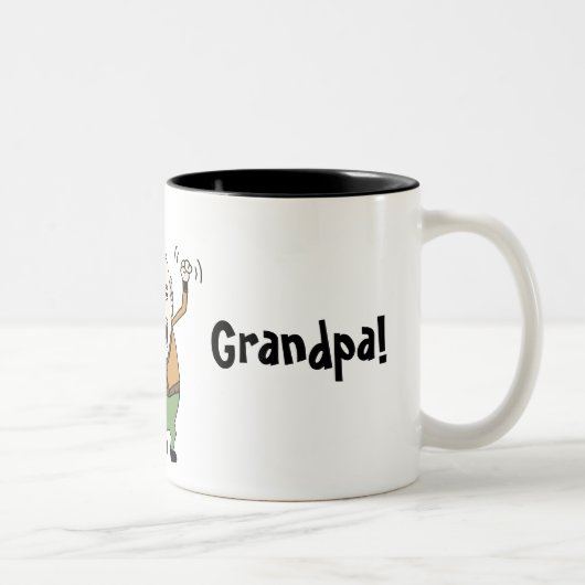 Tasse 2 Couleurs Le meilleur grand-papa du monde ! (Droit)