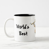 Tasse 2 Couleurs Le meilleur grand-papa du monde ! (Gauche)