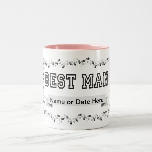 Tasse 2 Couleurs Le meilleur homme (Centre)