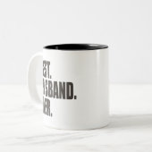 Tasse 2 Couleurs Le meilleur. Mari. Jamais (Devant gauche)