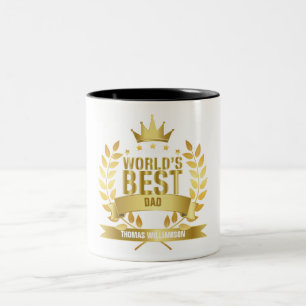 Tasse 2 Couleurs Le meilleur papa du monde, père