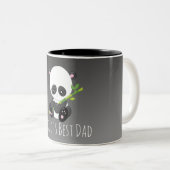 Tasse 2 Couleurs Le meilleur papa Panda (Devant droit)