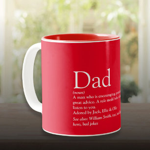 Tasse 2 Couleurs Le meilleur papa papa papa papa papa du monde Défi
