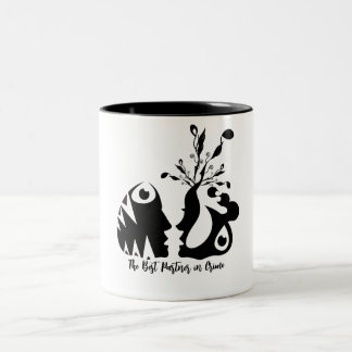 Tasse 2 Couleurs le meilleur partenaire de la criminalité