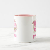 Tasse 2 Couleurs Le meilleur pédicure des mondes roses mignons (Centre)