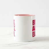 Tasse 2 Couleurs Le meilleur. Tante. Jamais.(rose) (Centre)