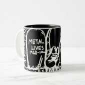 Tasse 2 Couleurs Le métal vit "tasse " (Devant gauche)