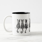 Tasse 2 Couleurs Le miaou du chat (Gauche)