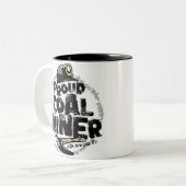 TASSE 2 COULEURS LE MINEUR FIER (Devant gauche)