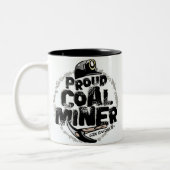 TASSE 2 COULEURS LE MINEUR FIER (Gauche)