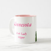 Tasse 2 Couleurs Le Minnesota, Madame rose pantoufle (Devant gauche)