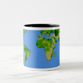 Tasse 2 Couleurs Le monde (Centre)