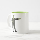 Tasse 2 Couleurs Le monstre (Devant gauche)