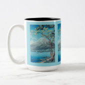 Tasse 2 Couleurs Le Mont Fuji du lac Yamanaka (Gauche)