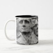 Tasse 2 Couleurs Le mont Rushmore (Gauche)