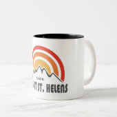Tasse 2 Couleurs Le Mont St. Helens (Devant droit)