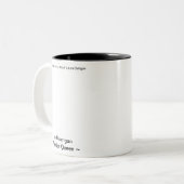 Tasse 2 Couleurs Le Morrigan - reine de guerrier (Devant gauche)