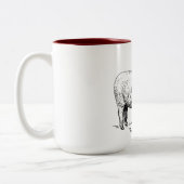 Tasse 2 Couleurs Le mouton de la paix (Gauche)
