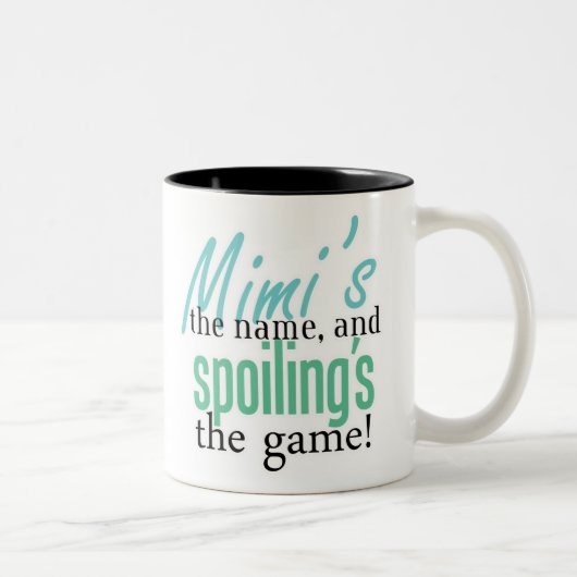 Tasse 2 Couleurs Le nom de Mimi, et détérioration du jeu (Droit)