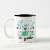 Tasse 2 Couleurs Le nom de Mimi, et détérioration du jeu (Gauche)