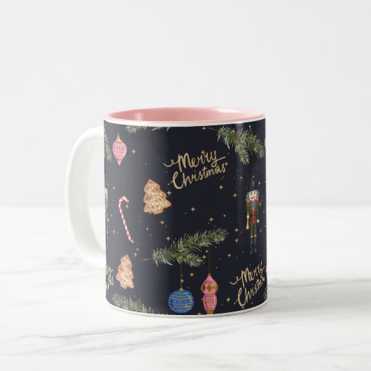 Tasse 2 Couleurs Le Nutcracker, la marine (Devant gauche)
