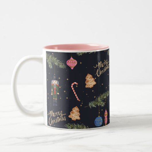 Tasse 2 Couleurs Le Nutcracker, la marine (Gauche)
