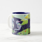 Tasse 2 Couleurs Le paradis du cheval de mer (Devant gauche)