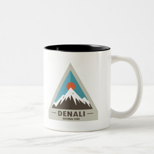 Tasse 2 Couleurs Le Parc national de Denali (Droit)