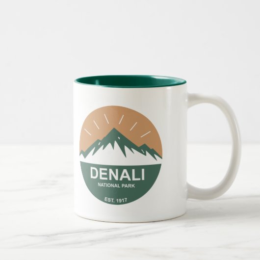 Tasse 2 Couleurs Le Parc national de Denali (Droit)
