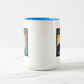 Tasse 2 Couleurs Le Parc national de Denali | Howling Wolf (Centre)