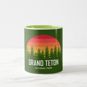 Tasse 2 Couleurs Le Parc national de Grand Teton