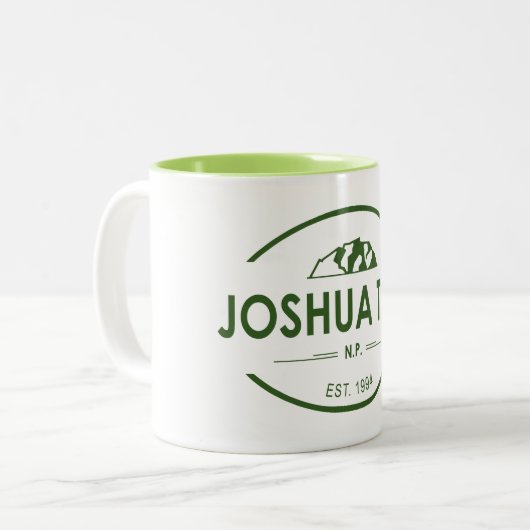 Tasse 2 Couleurs Le Parc national de Joshua Tree (Devant gauche)