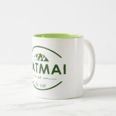 Tasse 2 Couleurs Le Parc national de Katmai (Devant droit)