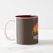 Tasse 2 Couleurs Le Parc national de Theodore Roosevelt (Gauche)