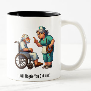 Tasse 2 Couleurs Le Patient Âgé Obtient Une Thérapie À La Vie À La 