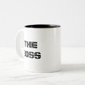 TASSE 2 COULEURS LE PATRON (Devant gauche)