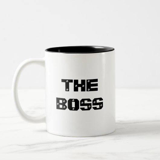 TASSE 2 COULEURS LE PATRON (Gauche)