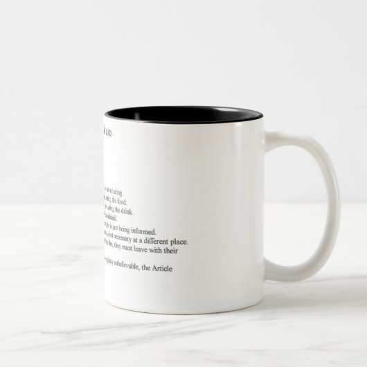 Tasse 2 Couleurs Le patron (Droit)