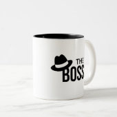 Tasse 2 Couleurs Le patron (Devant droit)