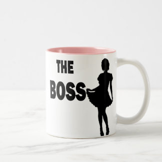 Tasse 2 Couleurs Le patron < is female > double côté